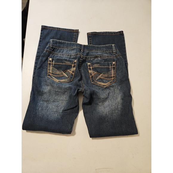 Gasoline Jeans Womens Size 7 Mid Rise Boot Lightweight Jeans 30x31  (A990) - Picture 7 of 8